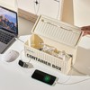 Cable Organizer Box - Management Large Container Shape Cable Organizer