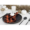 PurpleEssences Buffalo Plaid Cloth Napkins - Mitered Corners - Spring