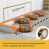 OQingluan Floor Marking Tape, Warning Tape, Barrier Tape, Yellow/Black, Striped