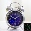 MTSDM Analog Alarm Clock, Loud European Bedside Alarm Clock, Twin