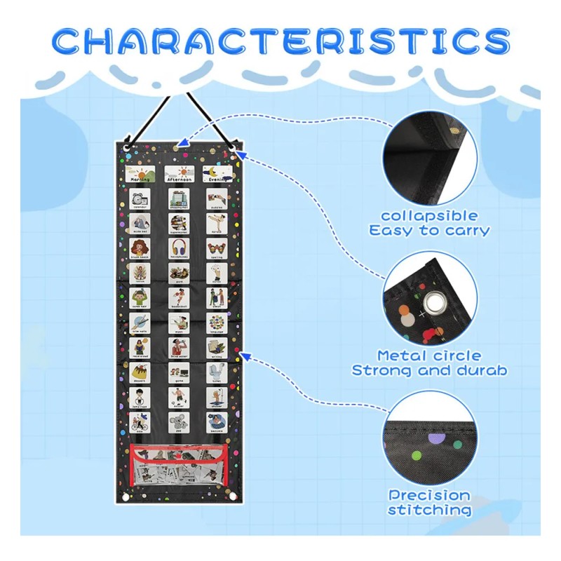 Visual Schedule For Kids With 63 Cards Communication Cards