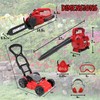 Kids Leaf Blower, Toy Chainsaw, and Lawn Mower Set |