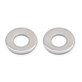 VictorsHome M8 Flat Washer, 18mm OD, 18-8 304 Stainless Steel Metric Washers for Bolts Screws Nuts 25 Pcs