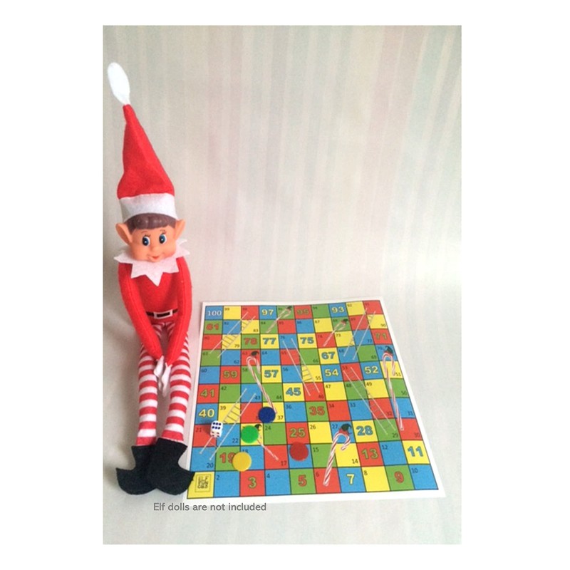 Elf Snakes and Ladders called Candy Canes and Ladders Prop