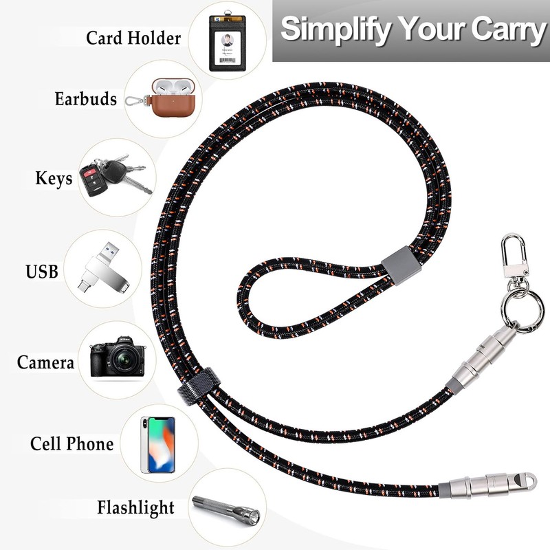 AICase Phone Lanyard Built in Charging Cable for Android Phones,