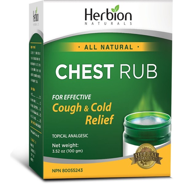 Herbion ALL NATURAL CHEST RUB, 100G