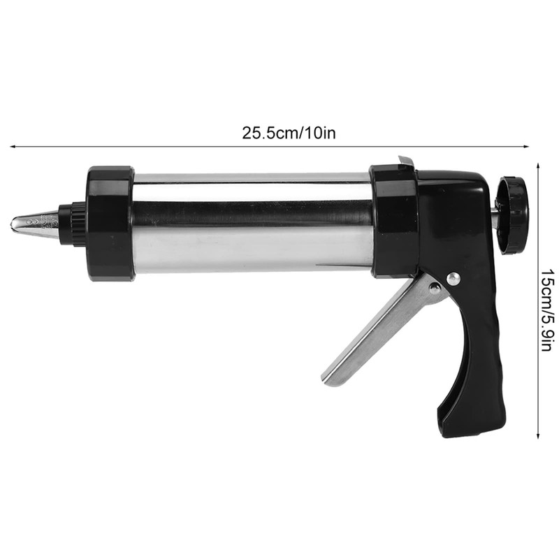 Cookie Press Gun Set, Spritz Cookie Press for Baking Stainless