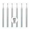 Luo ke 6 Pcs 1.6mm Round Cup Burr - 3/32''