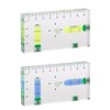High Precision Transparent Two Direction Magnetic Level Bubble Mini Level