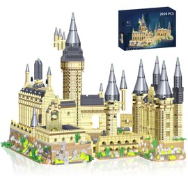 Mini Building Blocks Sets Magic Castle - 3000+PCS Architecture Model Harry Castle Micro Building Blocks Bricks Kit Creative Ideals Toys, Collectible Decoration, Birthday Gifts for Kids or Adults Toy