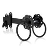 Black Ring Gate Latch, Garden Gate Latch, Door Catch, Gate