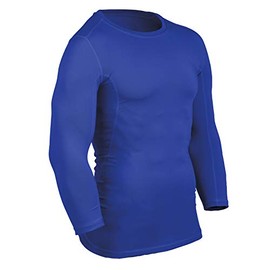 CHAMPRO Compression Three Quarter Sleeve, Adult Medium, Royal