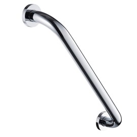 Shower Arms Grab bar for Bathroom Anti-Slip Safety Handrail Wall Grip Handle for Bathtub Toilet Slide Bars Brass Chrome Polished (12 INCH)