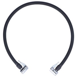 60cm/23.6in Tire Inflator Extension Tube,Air Pump Hose Quick Inflation,Air Pump Pipe,Double Head Connector Tube Auto Car Inflating Tool