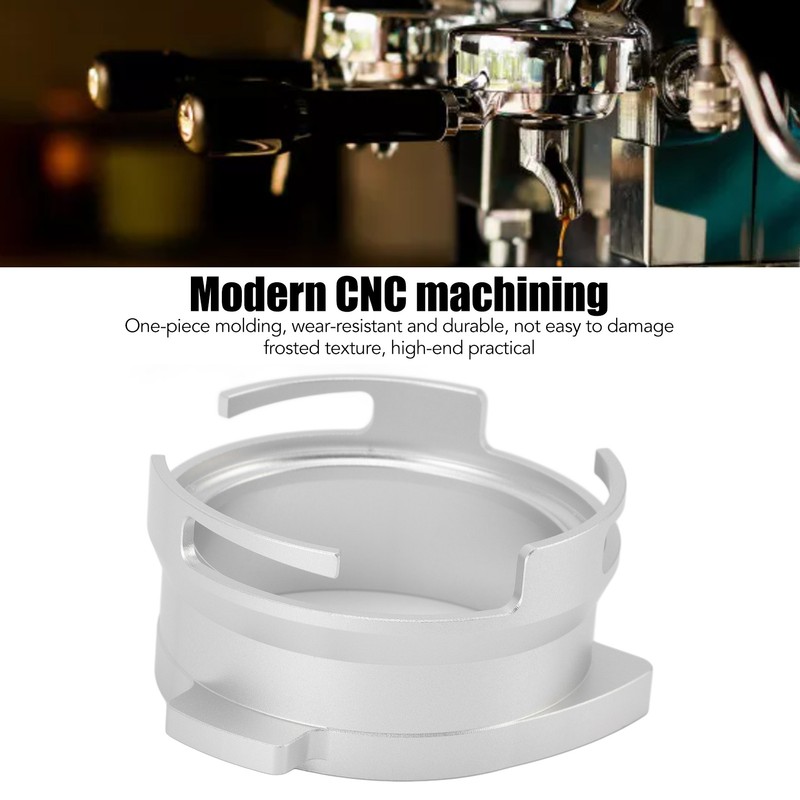54mm Coffee Portafilter Dosing Funnel Aluminum Alloy Rotatable Dosing Funnel