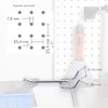Pegboard Peggy's Perforated Wall Hooks Hanging Width 25/25.4 mm Pack