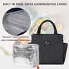 Adult Bento Lunch Box Set with Insulated Lunch Bag –