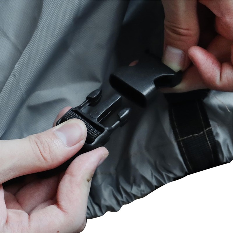 munirater 12FT 210D Grey Boat Cover Heavy Duty Trailerable Replacement