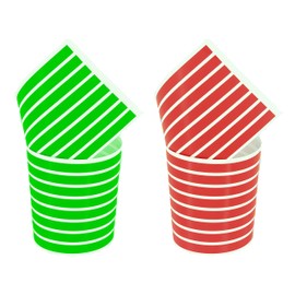 P006 | Radiator Grille Foil Set | Front Stripes | Grid Sticker | Styling | Red/Green