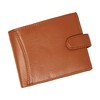 RAS WALLETS Men's RFID Passcase Trifold Real Leather Wallet Multi