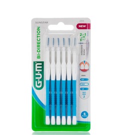 Gum 2314 Bi-Direction Interdentals Blue 0.9mm, 6pcs
