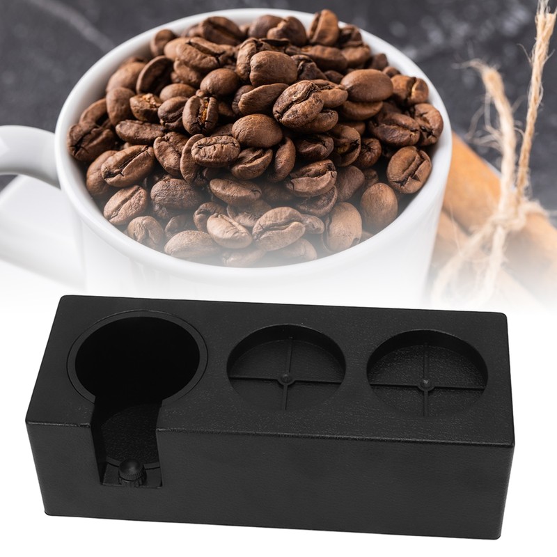 Coffee Filter Tamper Holder Multiple Holes Plastic Powder Needle Dispenser