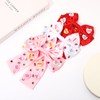 3PCS Valentine’s Day Hair Bow Clips for Women Conversation Heart