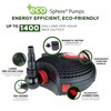 Alpine Corporation - Eco-Sphere 1400GPH Energy-Saving Pond Pump with 33-ft
