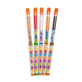 Scented Pencil Toppers with Emoji Themed Pencils (5 Pack)