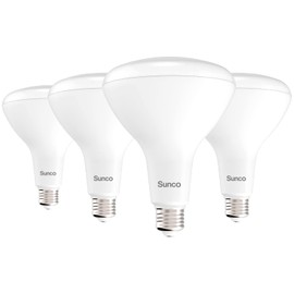 Sunco BR40 LED Light Bulbs, Indoor Flood Lights, Recessed Can Light Bulb, 1400 LM, 17W (100W Equivalent), 6000K Daylight Deluxe, Dimmable, E26 Base, for Home, Bedroom, Kitchen UL 4 Pack