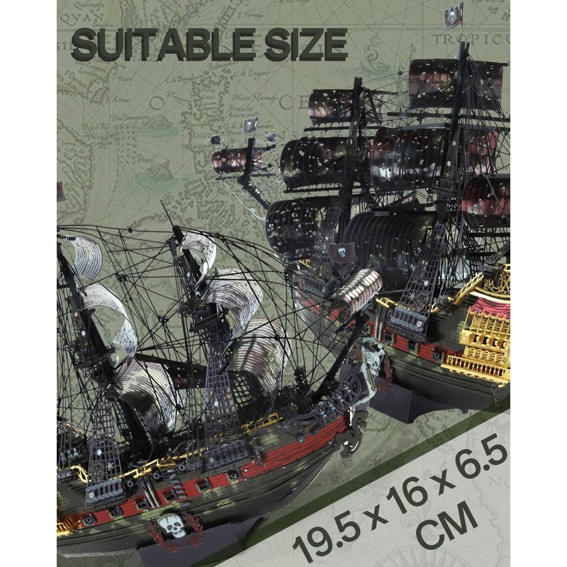 Piececool 3D Metal Puzzle Model Kit for Adults, Queen Anne’s