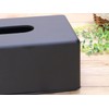 Ikeda Tissue Case, Tissue Box, Black, Approx. 10.1 x 5.2