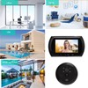 2MP 1080P Digital Door Viewer Peephole Camera 4.5in LCD Display
