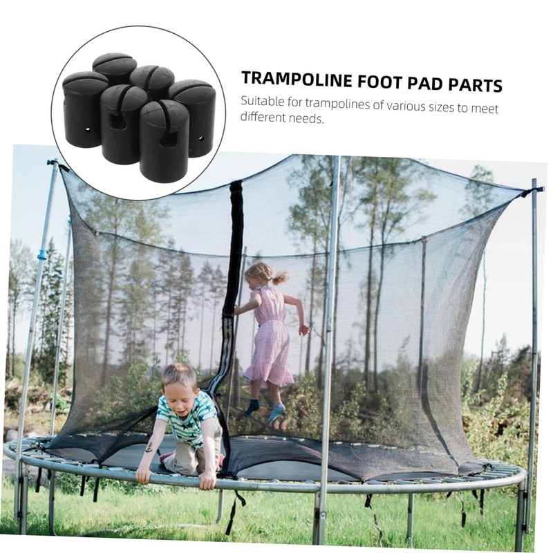 OHPHCALL Trampoline Accessories Kit 6pcs Abs Plastic Trampoline Pole Caps