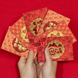 KI Store Chinese Year of Snake Red Envelopes 21pcs 2025 Lunar New Year Red Packet Lai See Hong Bao for Spring Festival Wedding Graduation Birthday and Baby