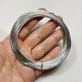 Morezmore M01026 Aluminum Wire 1mm 18Ga 10 Yards for Stop Motion Puppet Armature or Sculpture Annealed QC1