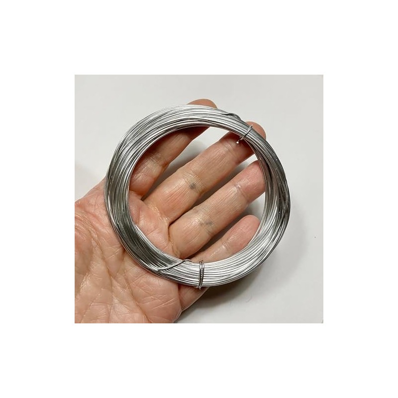Morezmore M01026 Aluminum Wire 1mm 18Ga 10 Yards for Stop