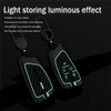 TECART Luminous Strip 5 Button Car Smart Key Fob Cover