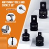 Socket Adapter Set Adapter 3/8 to 1/2, 1/4 to 3/8,