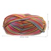 STOBOK Rainbow Yarn Crochet Accessories for Beginners Thick Chenille Yarn