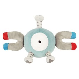 Sanei Boeki PP107 Pokémon All Star Collection Plush Toy, Magnemite, Size S, W 9.8 x D 4.7 x H 5.9 in (25 × 12 × 15 cm)
