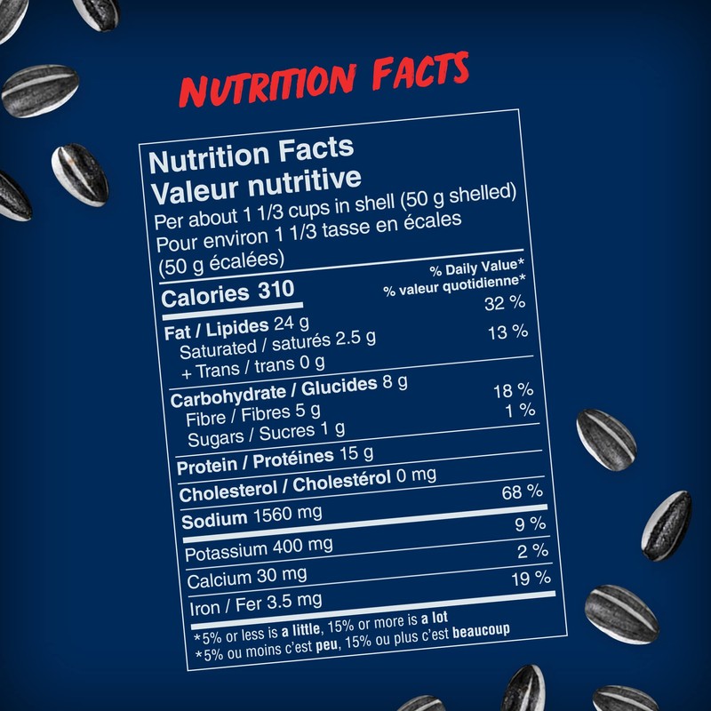 BIGS® Salted & Roasted Original Flavour Sunflower Seeds, 140 grams