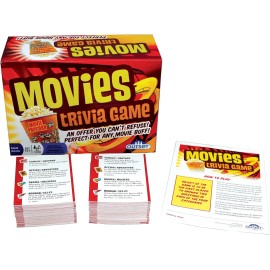 STAUM Outset Media Movies Trivia Game - Party Game - Family Game - Travel Game - Fun a