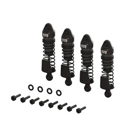 ARRMA Aluminum Shock Set 58mm Length 2000cSt Oil Gun Metal 4pcs - GROM ARA-1560