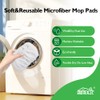 HOMEXCEL Reusable Microfiber Mop Pads Compatible with Swiffer Sweeper-Washable Wet