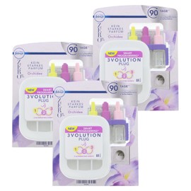 3 x Febreze 3Volution Duftstecker Orchidee Starterset Zero% Lufterfrischer
