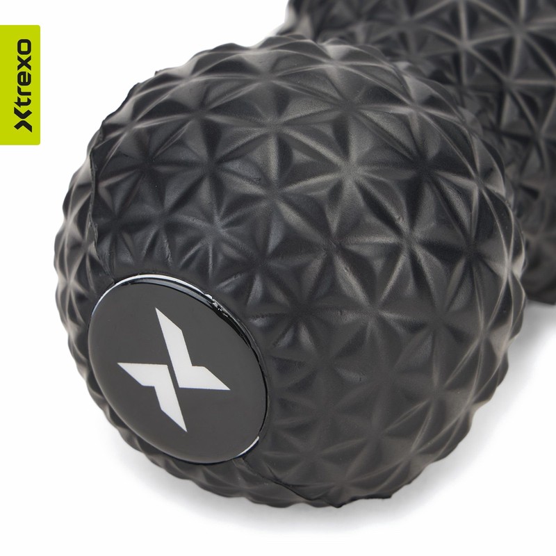TREXO Doppia sfera di colore nero, 16 x 9 x
