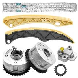 243212B620 Timing Chain Kit with VVT Sprocket Fits for 1.6 Kia 2012-2019 Optima Rio Soul Forte Koup Forte5 L4 for Hyundai 2012-2017 Tucson Sonata Accent 1.6L Replacement# 244312B620 243502B600
