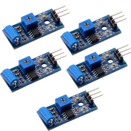 Hailege 5pcs SW-420 Vibration Sensor SW420 Vibration Switch Alarm Sensor Module for Arduino