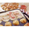 IPPINKA Japanese Cast Iron Takoyaki Grill Pan, 16 Holes, Made